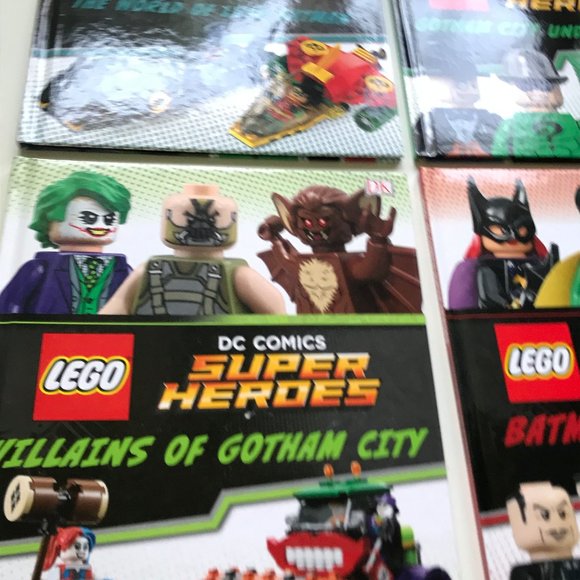 💚 2 for $20 💚 LEGO - DC Comics - Super Heroes Collection Set of x4 Hardcover - Picture 7 of 13